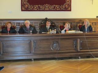 La magistrada María Luisa Alejandre Durán jurado también su cargo como miembro nato de la Sala de Gobierno del Tribunal Superior de Justicia de Andalucía presidida por Lorenzo del Río